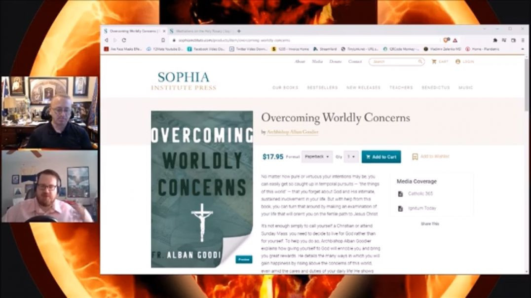 Book Review: Overcoming Worldly Concerns By Rev. Alban Goodie, SJ w/ Michael J. Lichens