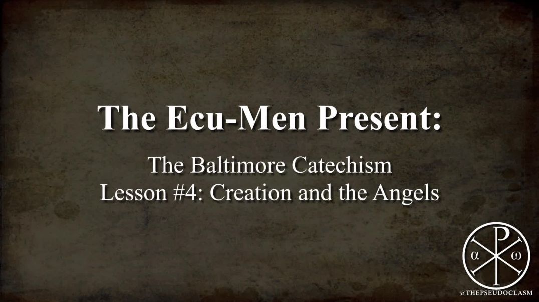 ⁣Baltimore Catechism, Lesson 4: Creation and the Angels