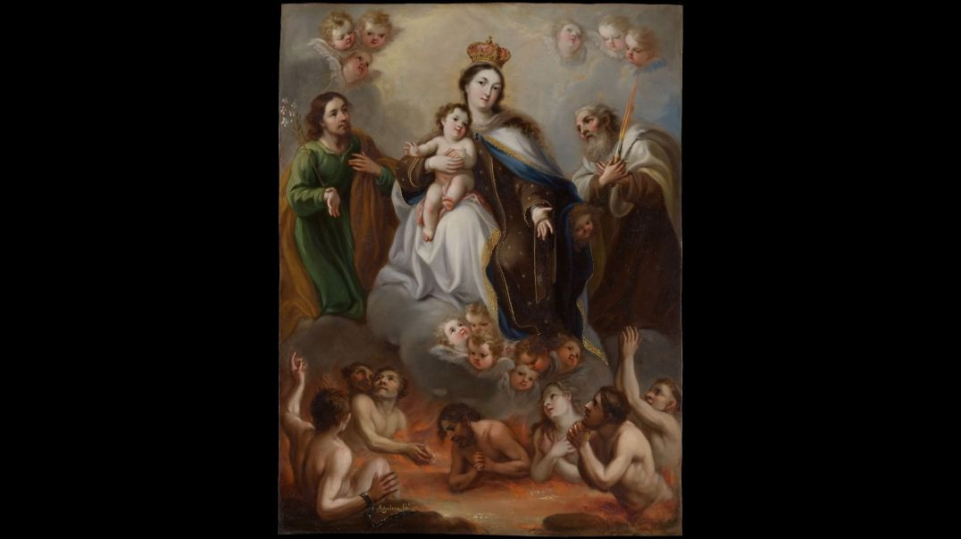 ⁣Mary's Dominion over the Souls in Purgatory