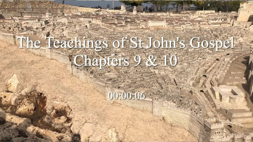 ⁣Gospel of St. John - Chapter 9 & 10:  Bible Study