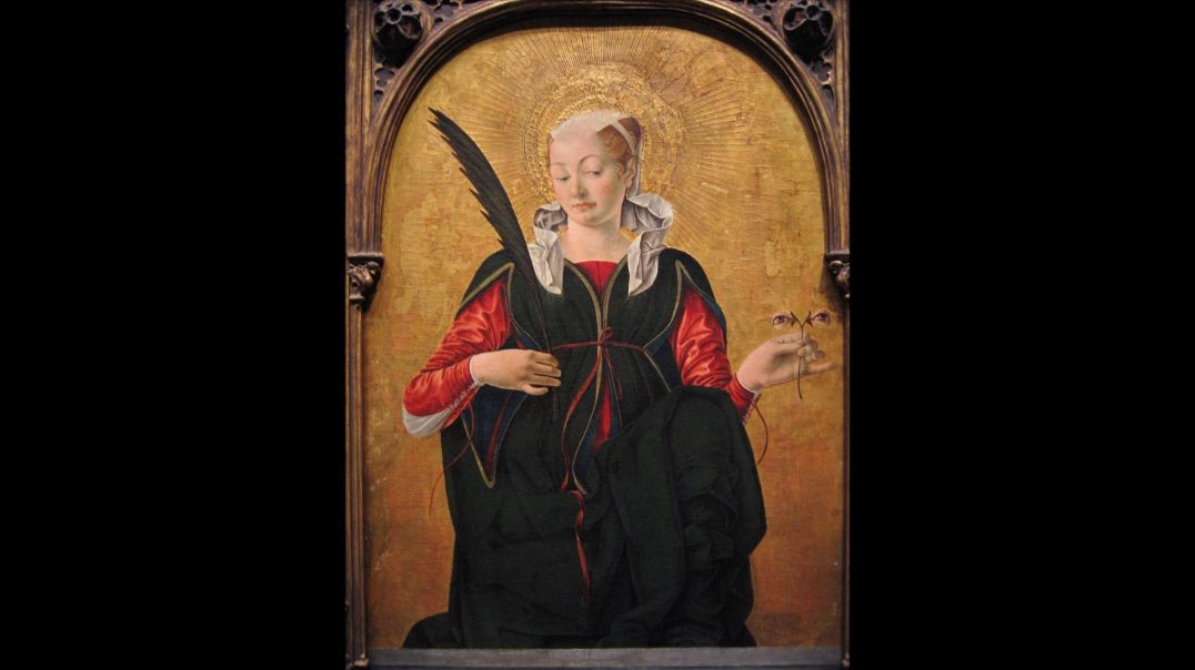 ⁣St. Lucy (13 December): The Espousal of Virginity and Martyrdom