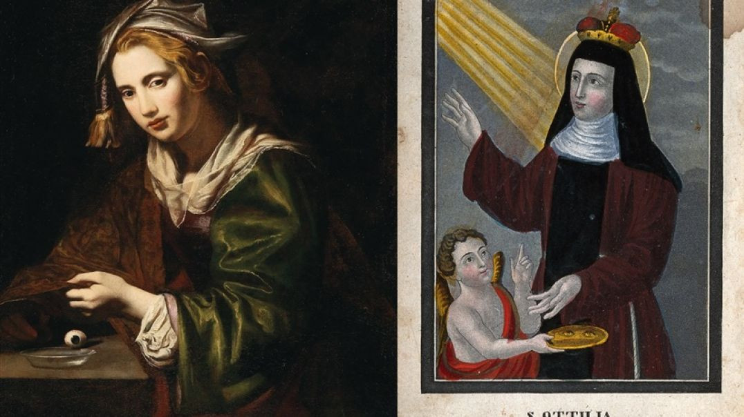 ⁣St. Lucy and St. Odilia (13 December): Light for Our Blind Spots