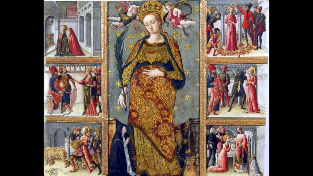 ⁣St. Lucy (13 December): Inspired By A Previous Martyr