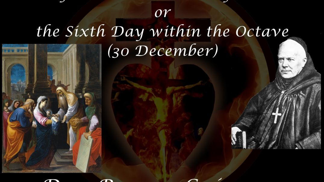 Sunday within the Octave of Christmas or the 6th Day of Christmas (30 December) ~ Dom Prosper Guéranger