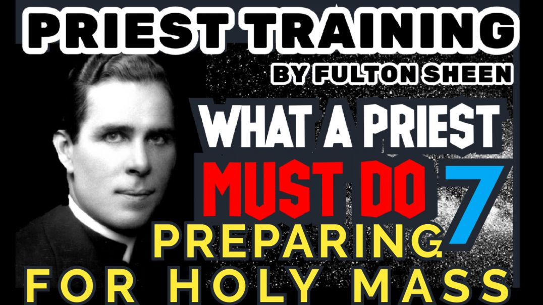⁣PRIEST TRAINING 7: PREPARING FOR HOLY MASS