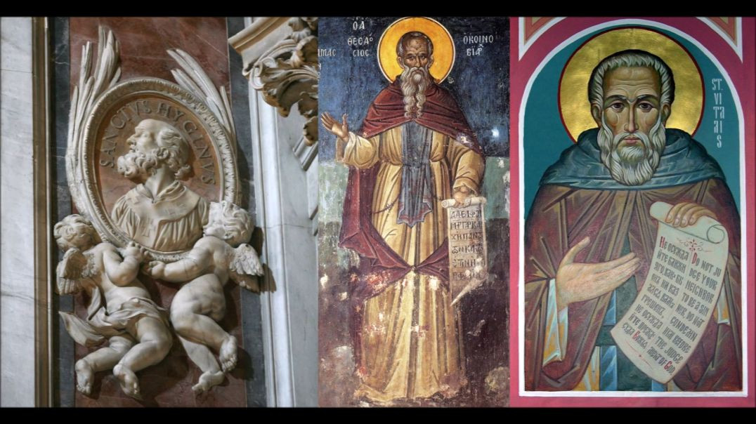 ⁣Ss. Hyginus, Theodosius the Cenobiarch, Vitalis of Gaza (11 January): Know the Saints