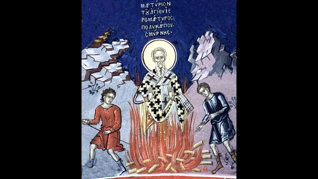 ⁣St. Polycarp (26 January): The Flames of Martyrdom