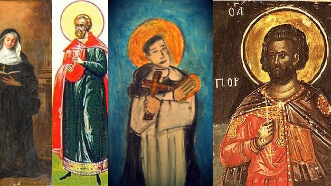 St. Scholastica, Bl. Alexander of Lugo, St. Baptus of Magnesia & St. Porfirio (10 February): rue Love