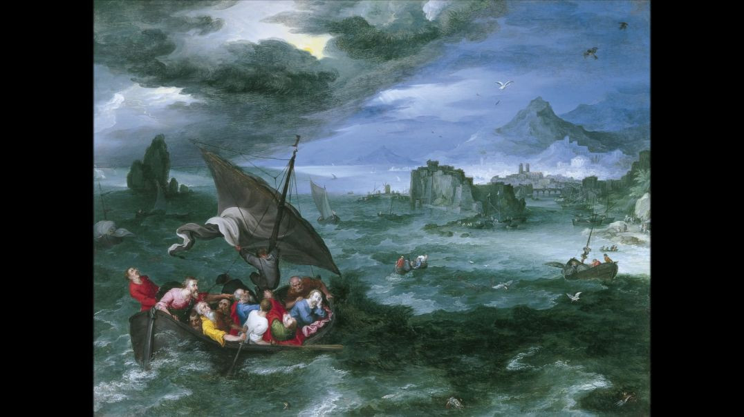 Jesus Asleep in the Stormy Seas - Trust in Our Lord