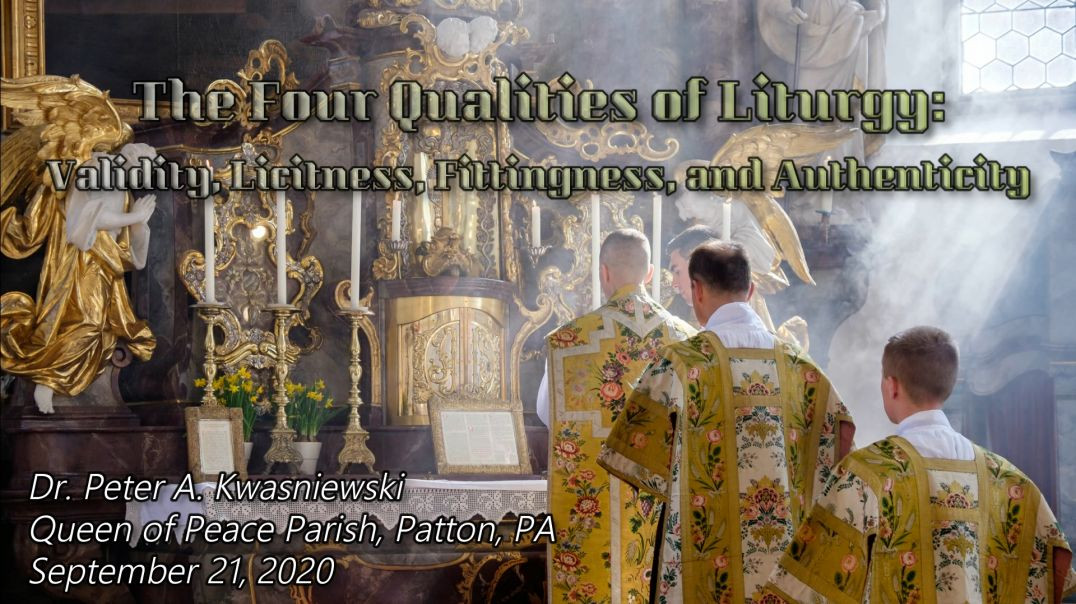 ⁣Four Qualities of Liturgy