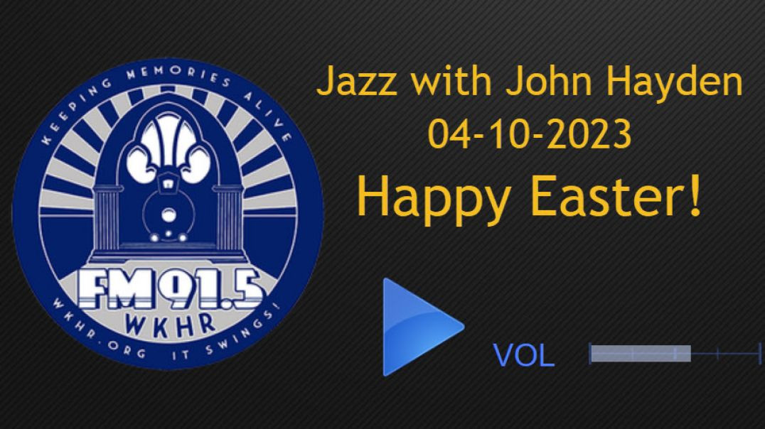 ⁣WKHR Jazz DJ with John Hayden