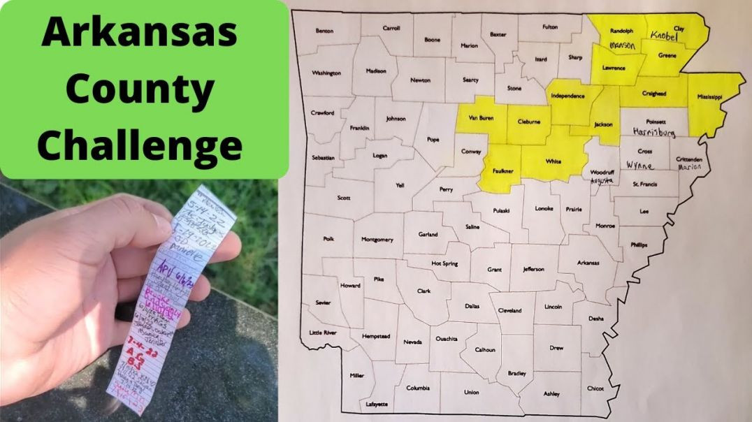 ⁣Geocaching | Arkansas County Challenge 1