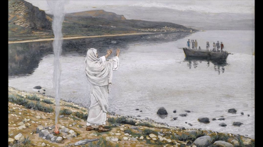 ⁣Easter Wednesday: Jesus at the Sea of Galilee