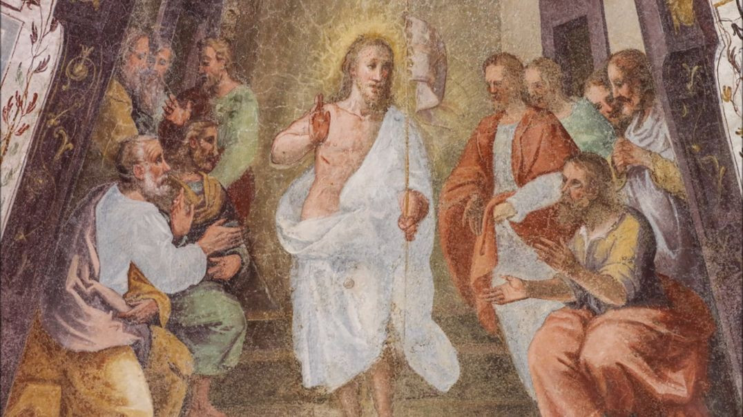 ⁣Easter Tuesday: Jesus in the Cenacle