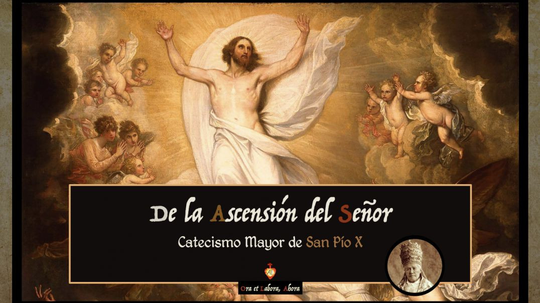 ⁣✠  De la Ascensión del Señor - Catecismo Mayor de San Pío X