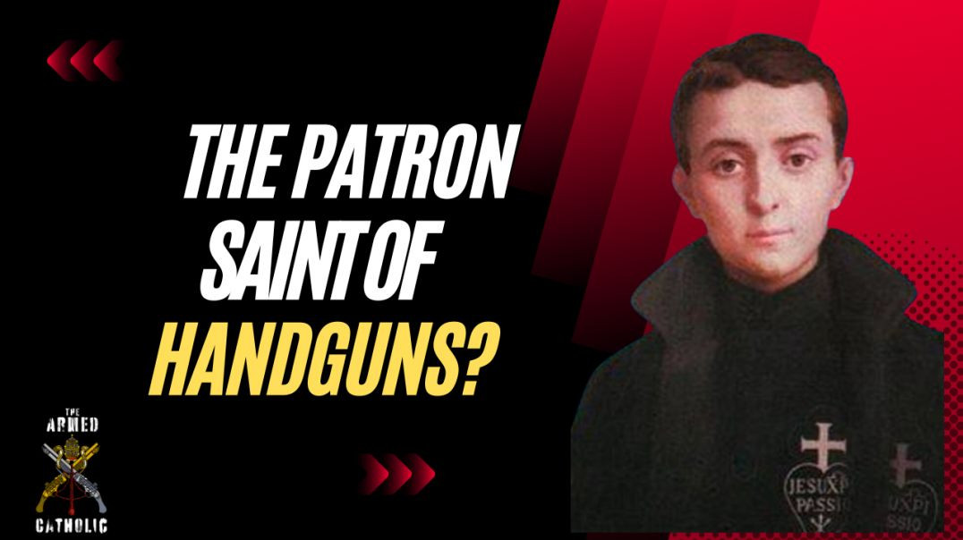 ⁣The Patron Saint Of Handguns? Saint Gabriel Possenti