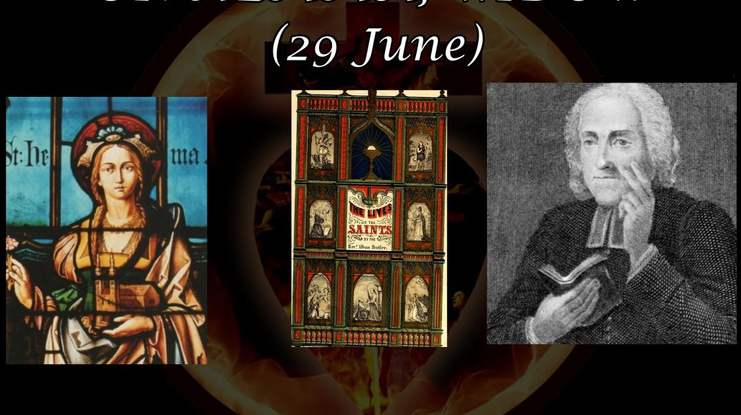 ⁣St. Hemma, Widow (29 June): Butler's Lives of the Saints