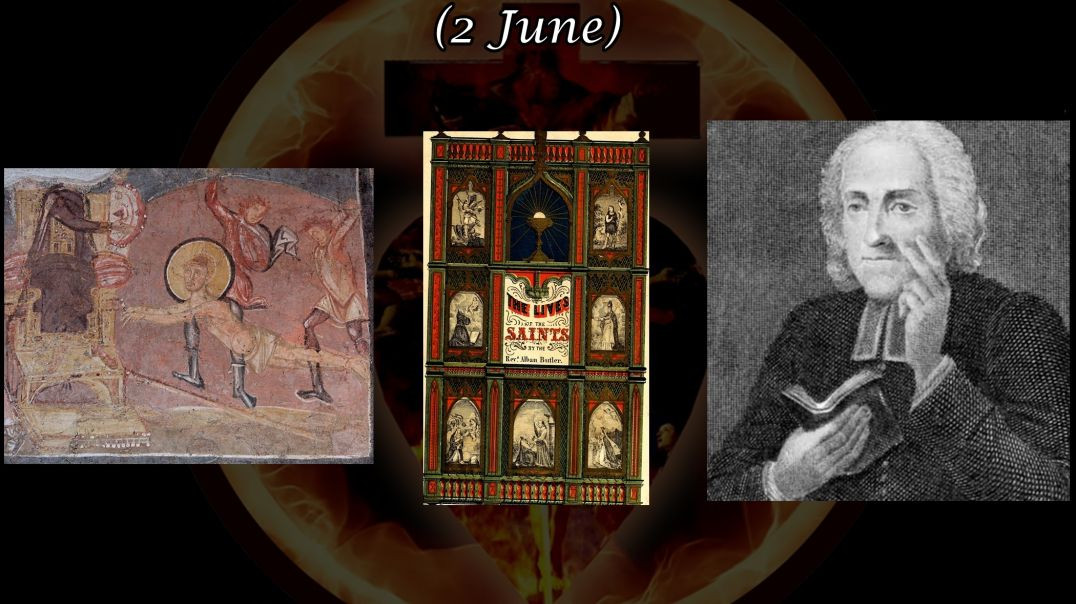 ⁣St. Erasmus, Bishop and Martyr (2 June): Butler's Lives of the Saints