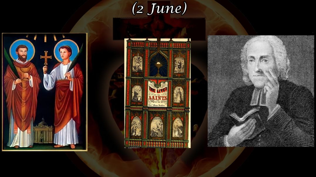 ⁣Ss. Marcellinus and Peter, Martyrs (2 June): Butler's Lives of the Saints