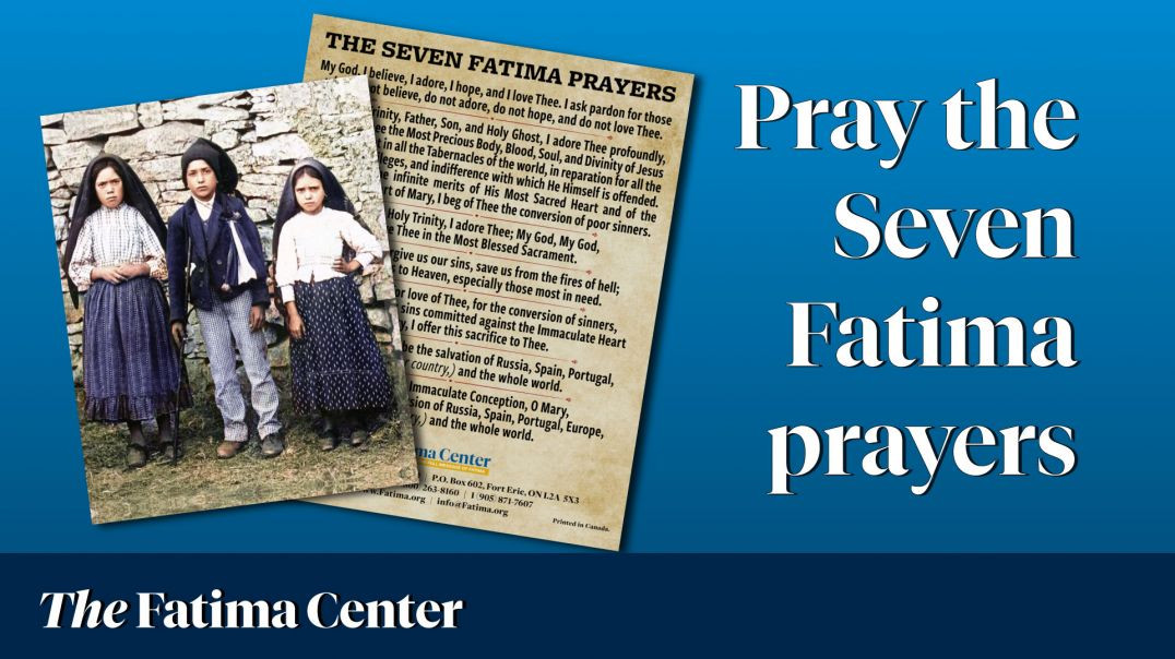 ⁣Pray the Seven Fatima Prayers with Fr. Michael Rodríguez