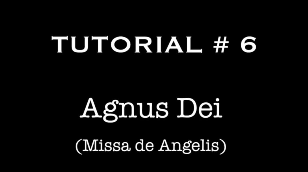 Tutorial # 6 Agnus Dei (English subtitles)