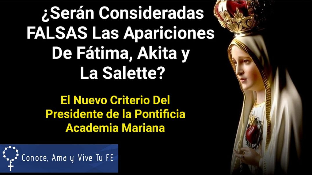 ⁣¿Serán Consideradas FALSAS Apariciones Marianas Fatima Akita y La Salette? ¿DIOS CASTIGA? Luis Roman