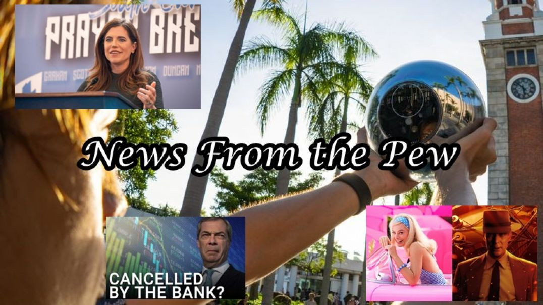 ⁣News From the Pew: Episode 74: WorldCoin ID Orb, Movie Morality, UFOs & Prayer Breakfast "Jokes"