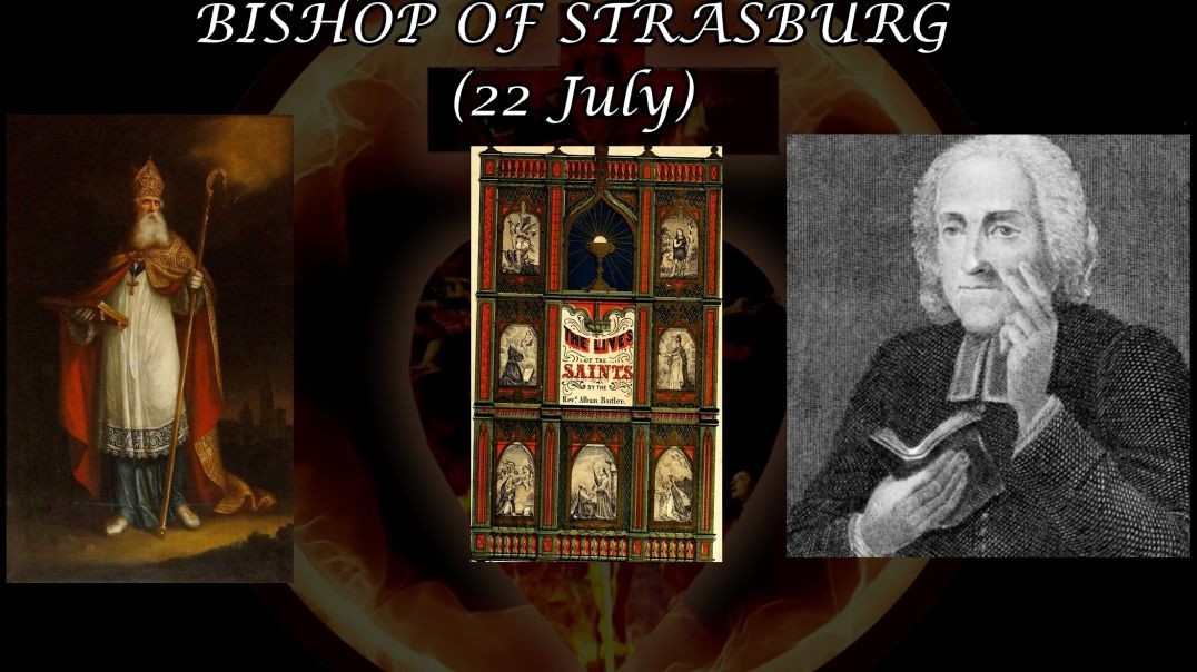St. Arbogastus, Bishop of Strasburg (21 July): Butler's Lives of the Saints
