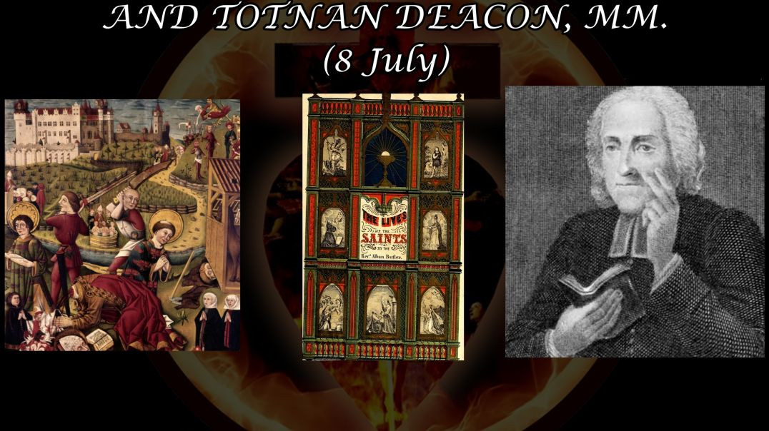 Ss. Kilian, Bishop, Colman, Priest, & Totnan, Deacon, Martyrs (8 July): Butler's Lives of the Saints