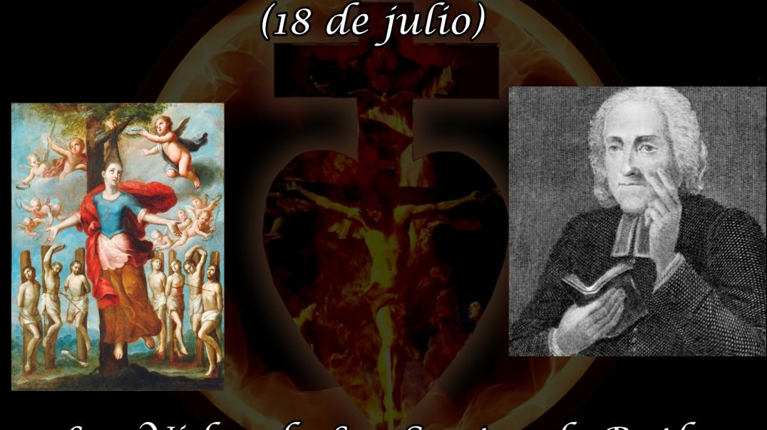 ⁣Santa Sinforosa y sus siete Hijos (18 de julio) ~ Las Vidas de Los Santos de Butler