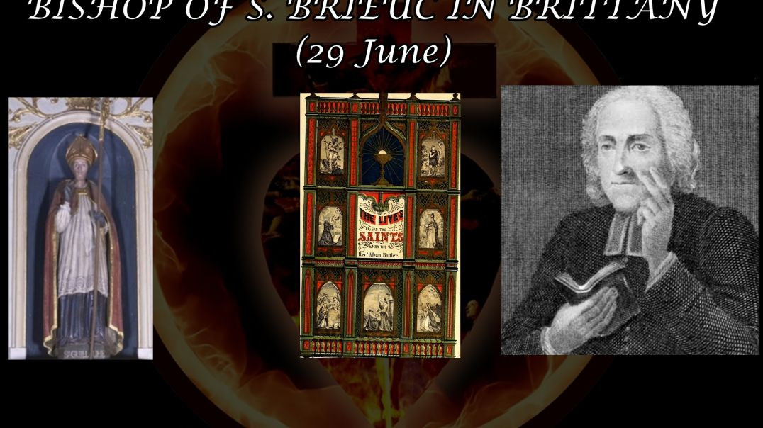 ⁣St. William, Bishop of St. Brieuc (29 July): Butler's Lives of the Saints