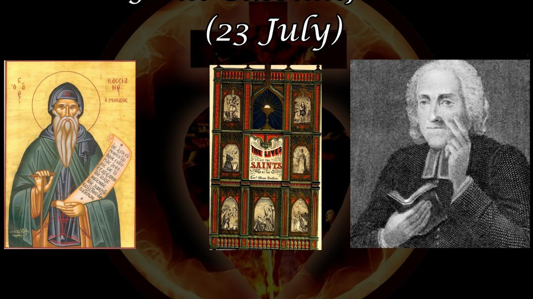 ⁣St. John Cassian, Abbot (23 July): Butler's Lives of the Saints