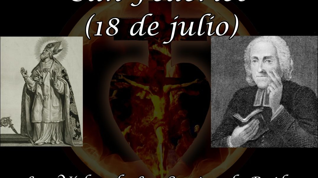 ⁣San Federico (18 de julio) ~ Las Vidas de Los Santos de Butler