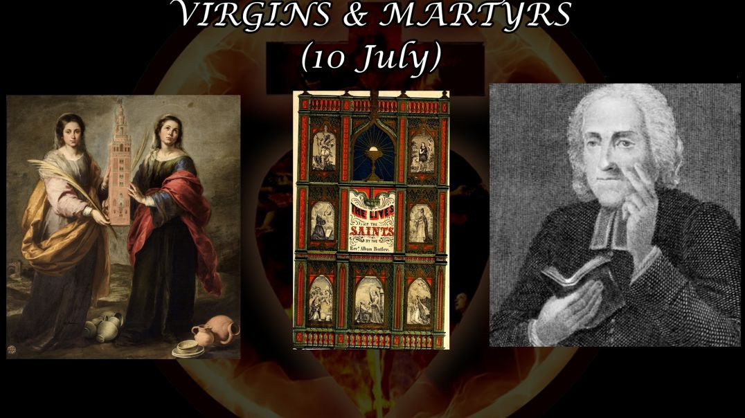 ⁣Saints Rufina and Secunda, Virgins & Martyrs (10 July): Butler's Lives of the Saints