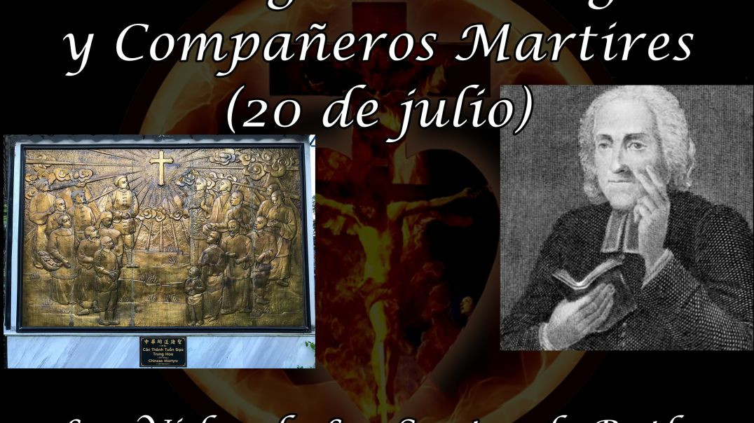 ⁣Beato Ignacio Mangin y Compañeros Martires (20 de julio) ~ Las Vidas de Los Santos de Butler