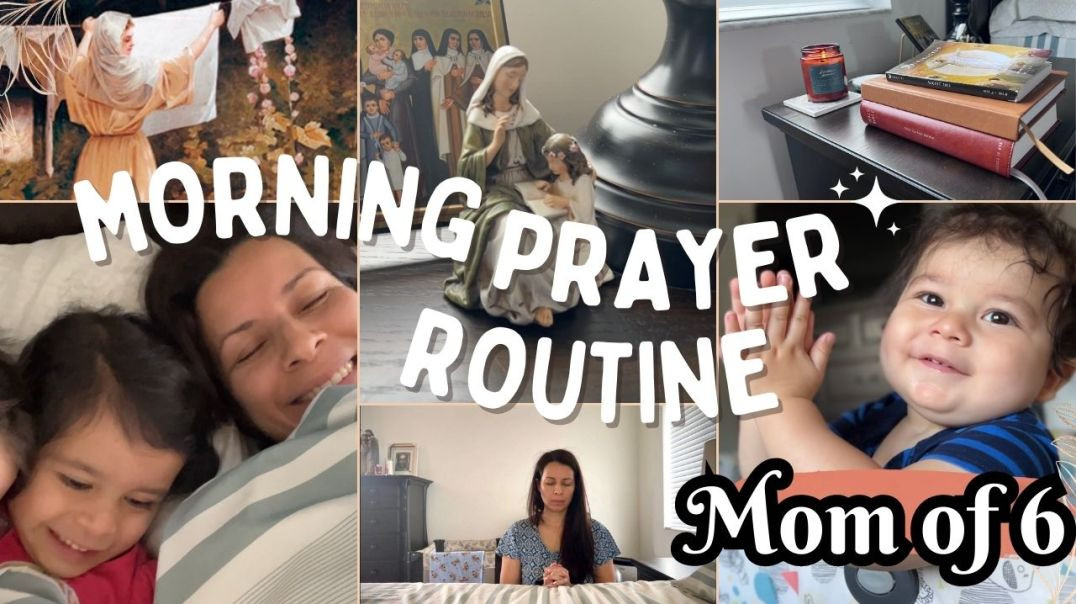 MORNING PRAYER ROUTINE | MOM OF 6 | DAY IN THE LIFE (VLOG)