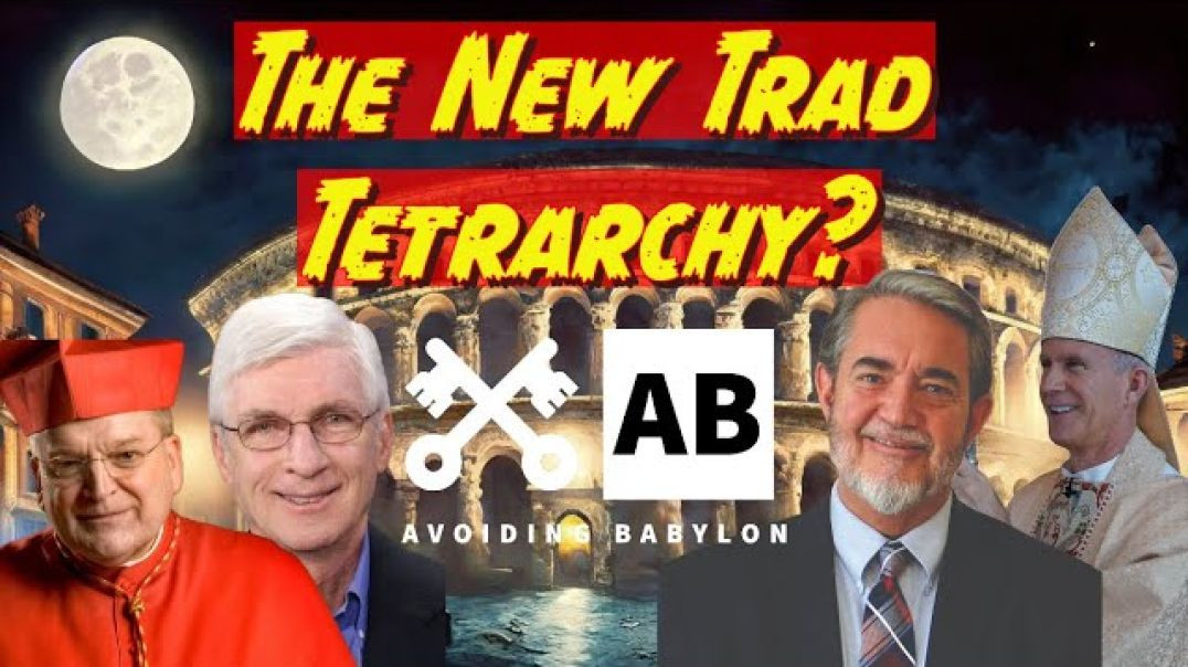 ⁣Cardinal Burke, Scott Hahn, Bishop Strickland, Ralph Martin - The New Trad Tetrarchy?