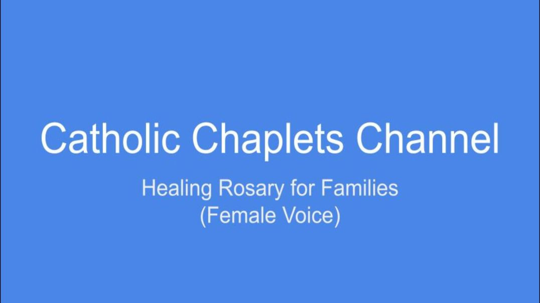 ⁣Healing Rosary for Families (Female Voice)
