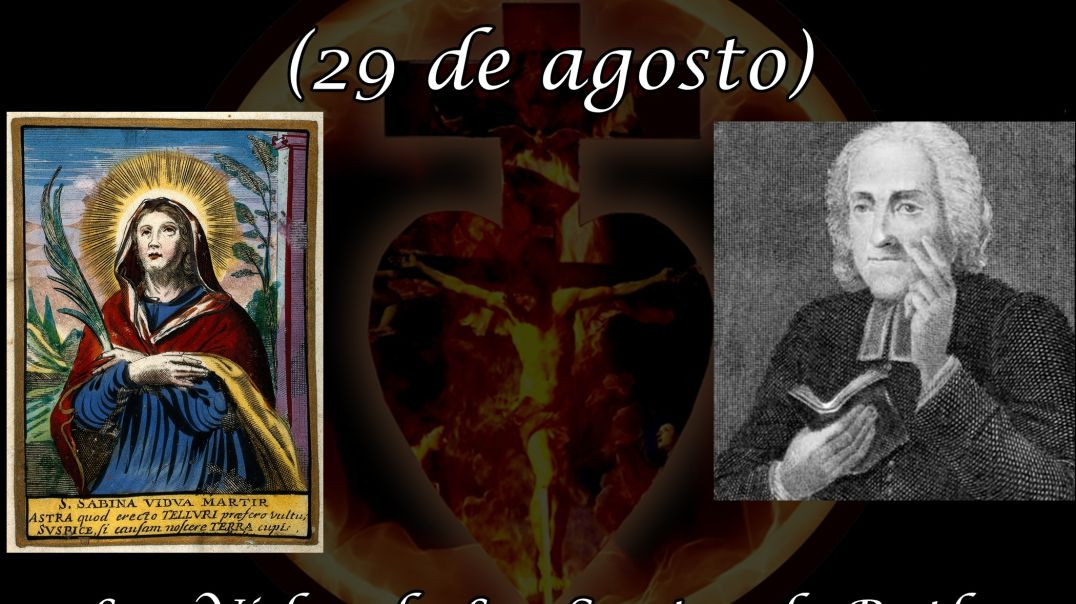 ⁣Santa Sabina (29 de agosto) ~ Las Vidas de Los Santos de Butler