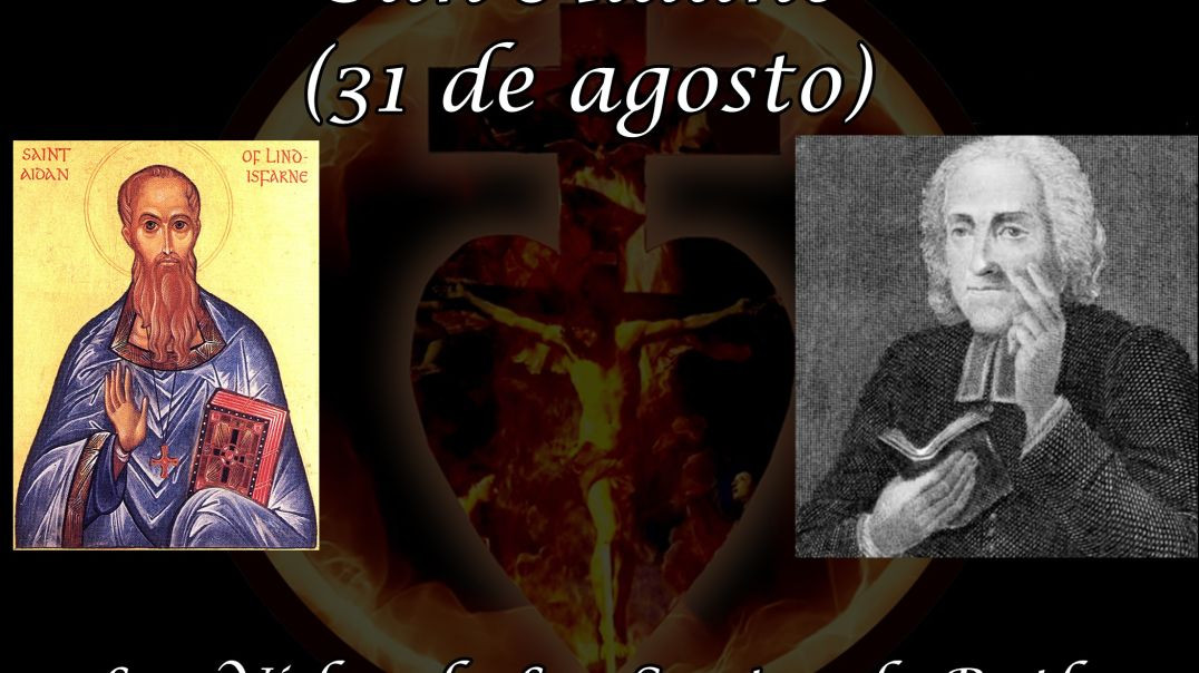 ⁣San Aidano (31 de agosto) ~ Las Vidas de Los Santos de Butler