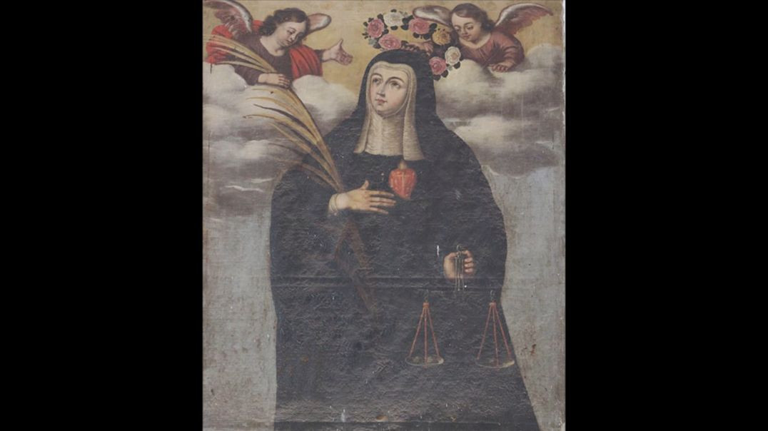 ⁣St. Clare of MonteFalco (17 August): Let Christ Plant His Cross on Your Heart