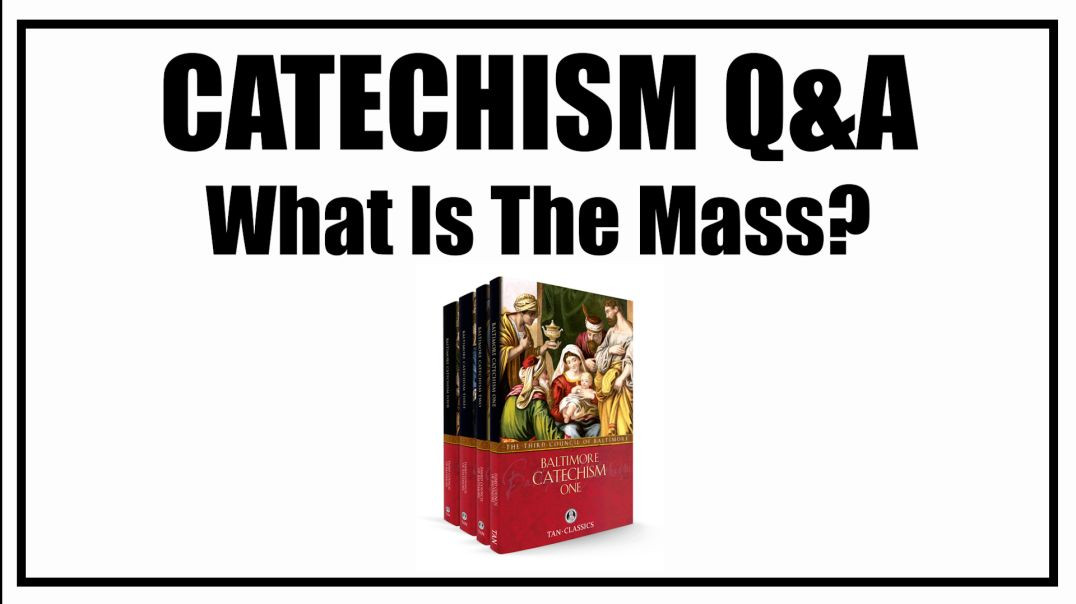 ⁣What Is The Mass? Lesson 24: Baltimore Catechism Q&A