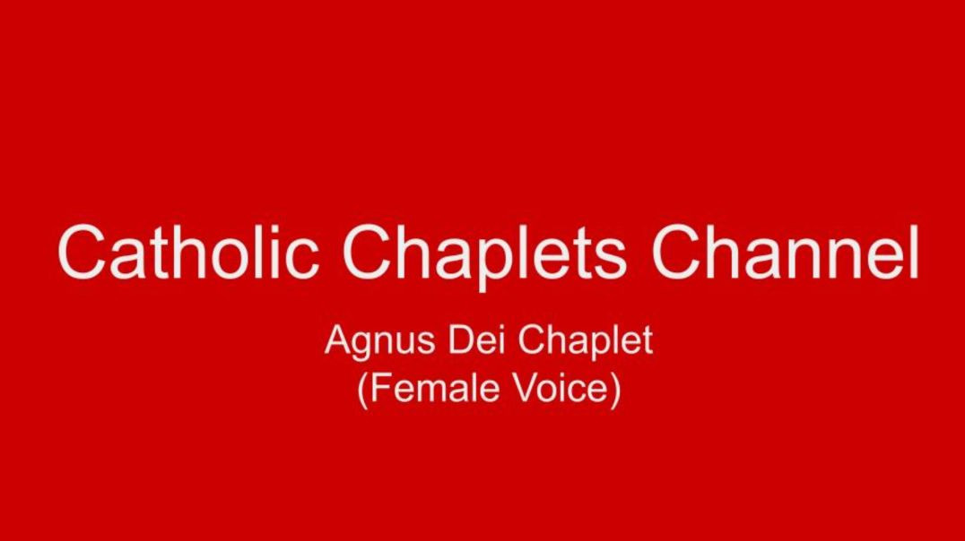 ⁣Agnus Dei Chaplet (Female Voice)