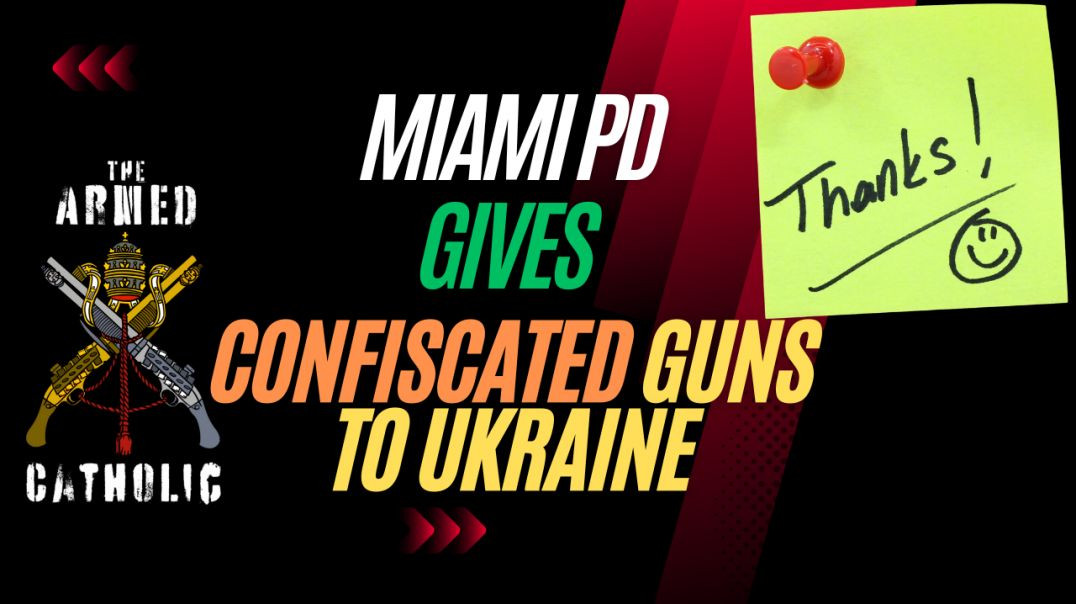 ⁣Miami PD Gives US Citizens Guns To The Ukraine