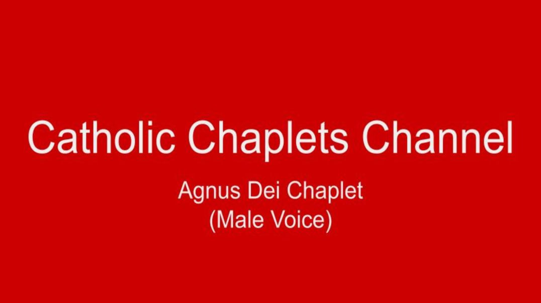⁣Agnus Dei Chaplet (Male Voice)