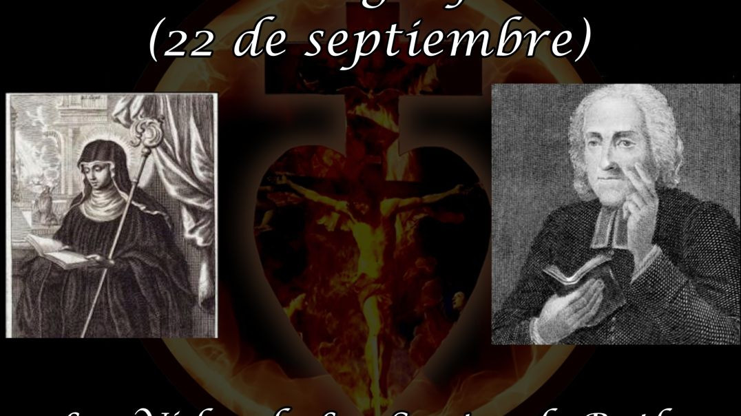 ⁣Santa Salaberga y San Bodo (22 de septiembre) ~ Las Vidas de Los Santos de Butler