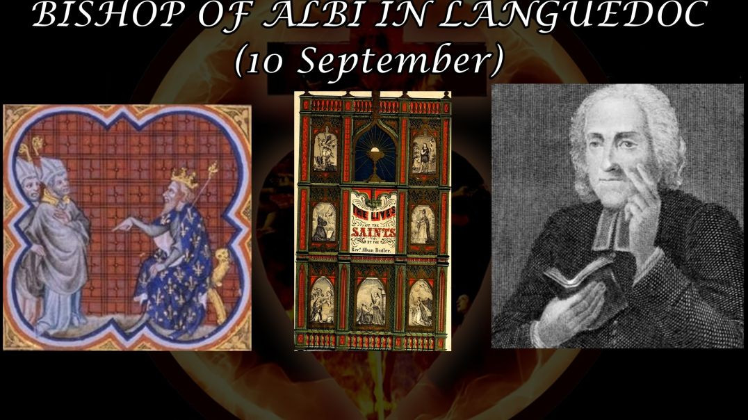 ⁣St. Salvius, Bishop of Albi in Languedoc (10 September): Butler's Lives of the Saints