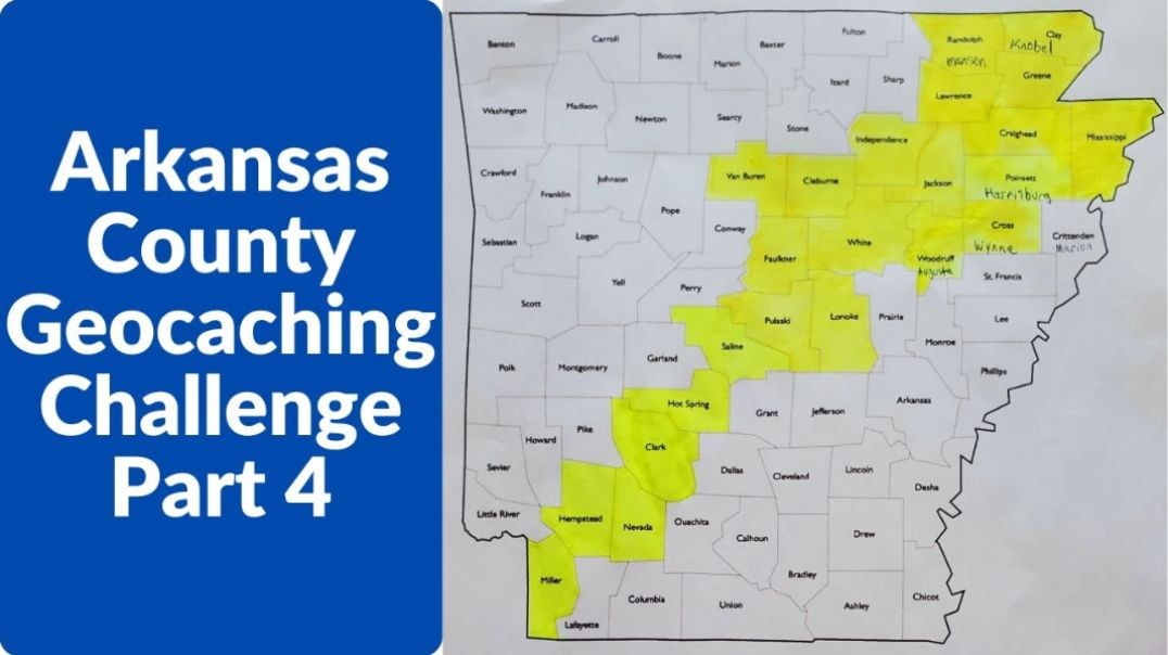 ⁣Geocaching | Arkansas County Challenge 4