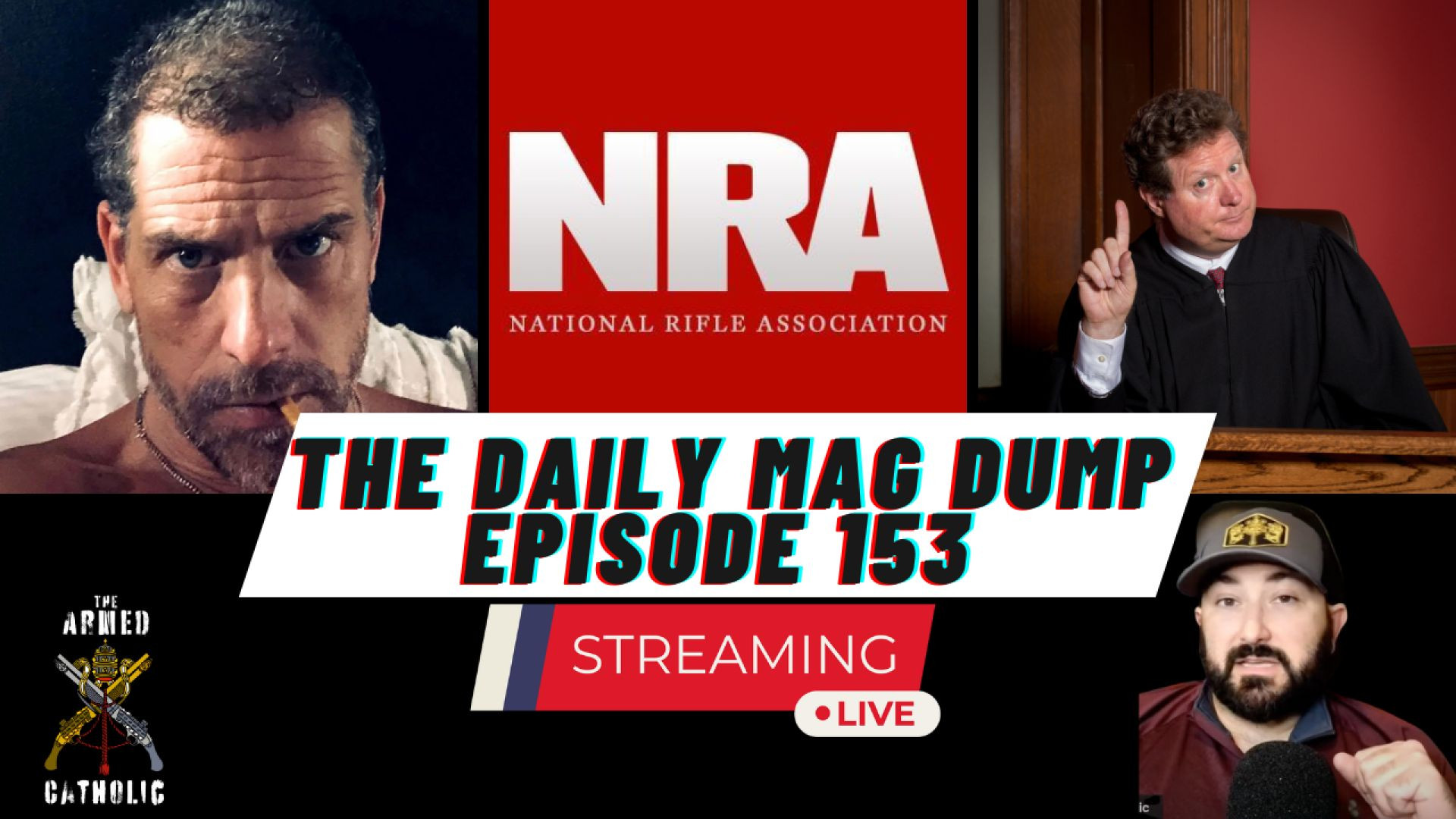 ⁣DMD #153-Unraveling Hunter Biden Gun Charges | NRA Sues Grisham | CA Gun Law Struck Down 9.15.23