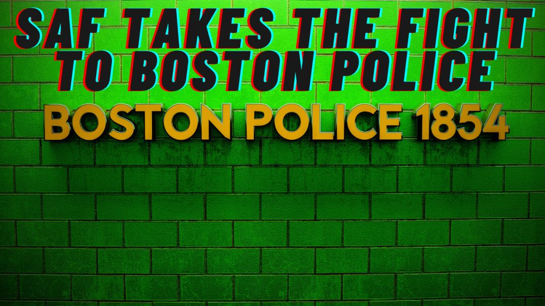 ⁣Gun Rights Advocates Strike Back: SAF's Lawsuit against Boston Police #2anews